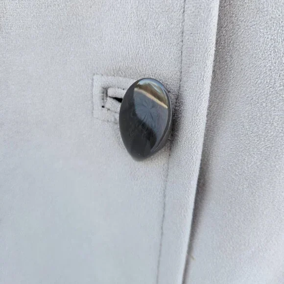 Vintage Penny Lane Coat 90s Y2K Size M Beige Faux Fur Faux Suede Boho - Picture 3 of 11